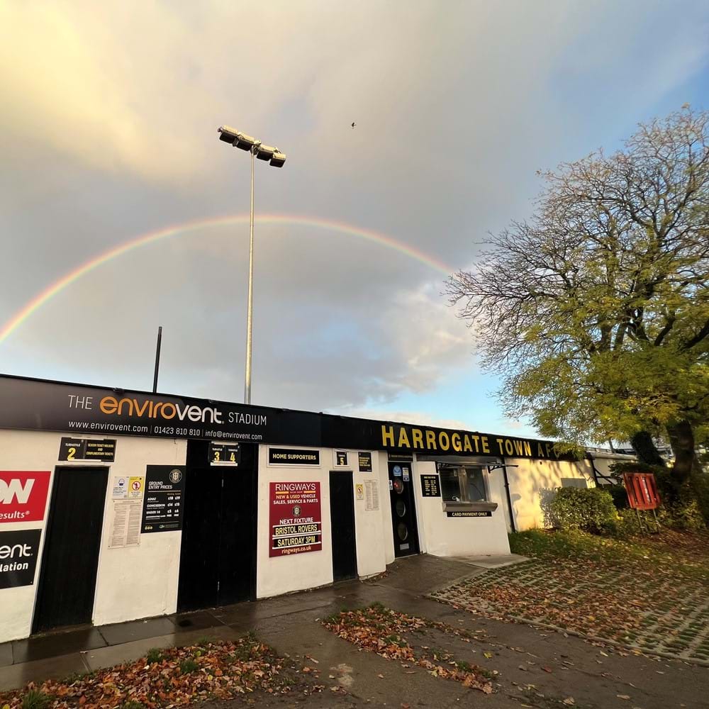 Wetherby Road - the home of Harrogate Town AFC football club