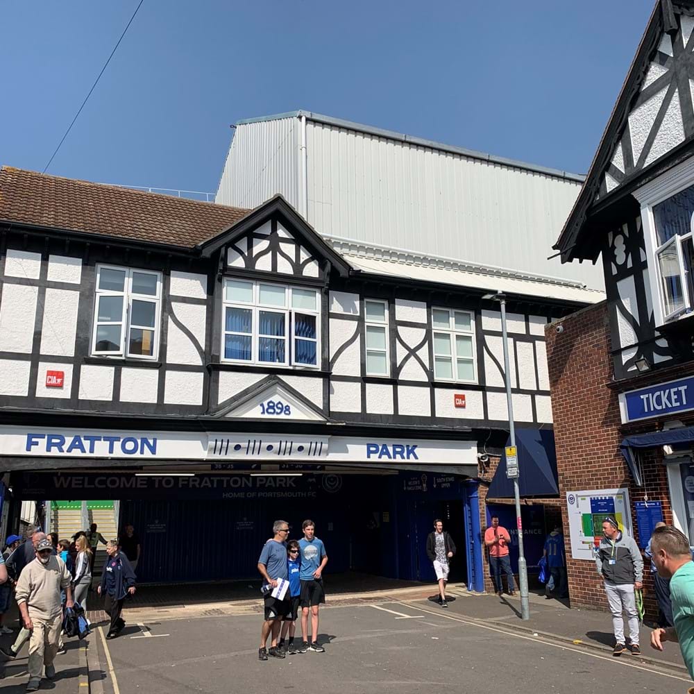Fratton Park - the home of Portsmouth football club