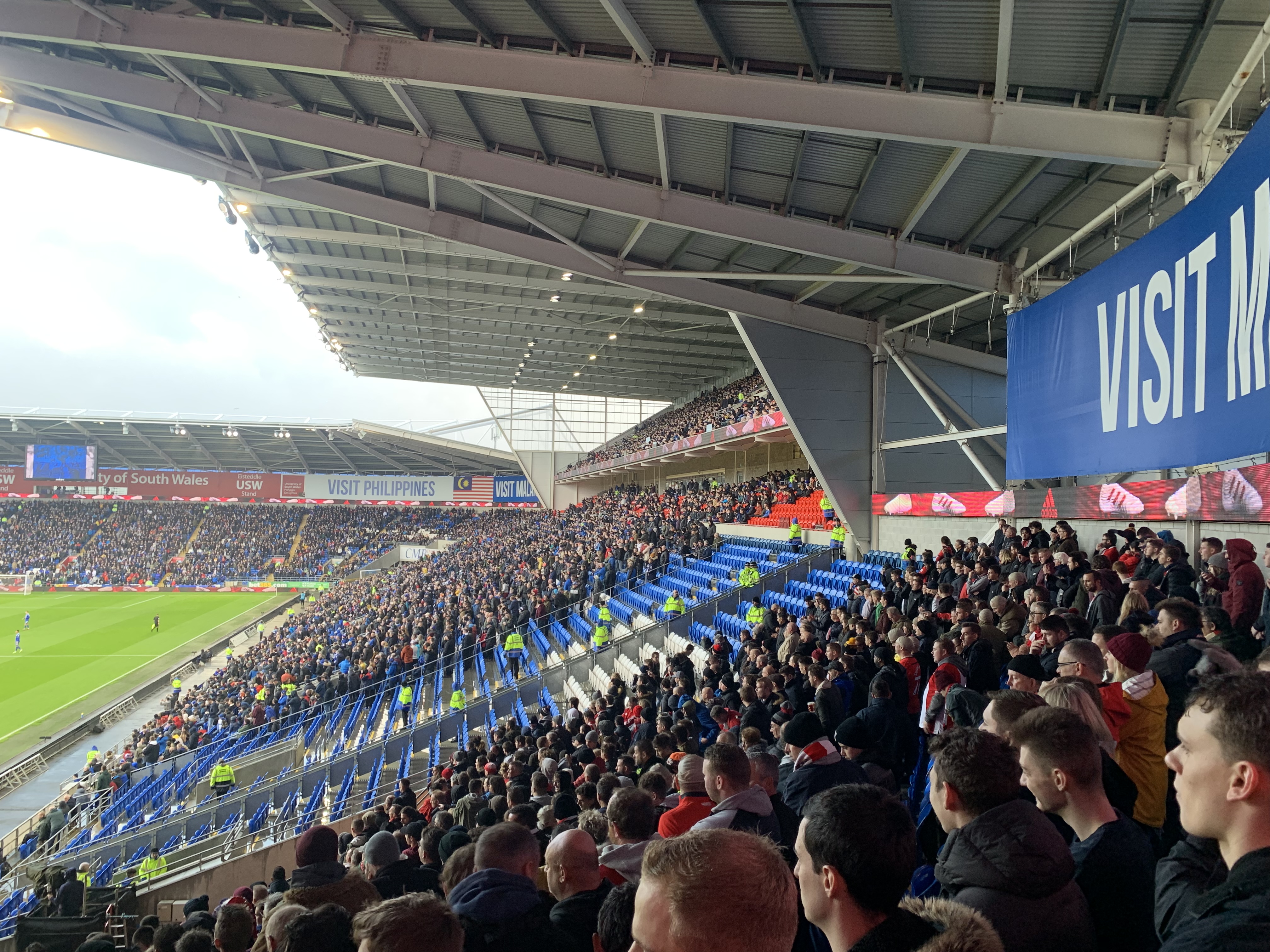 Cardiff City Stadium, Grandstand, murfilicious