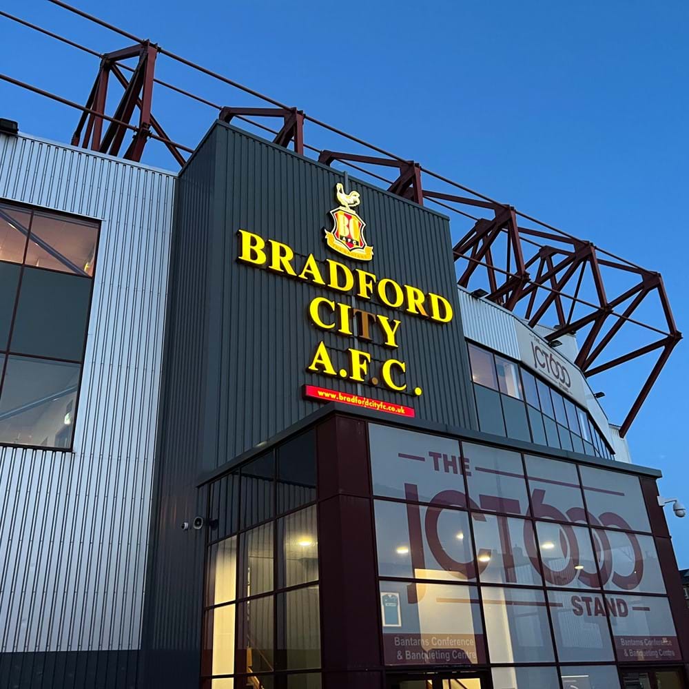 Valley Parade - the home of Bradford City football club