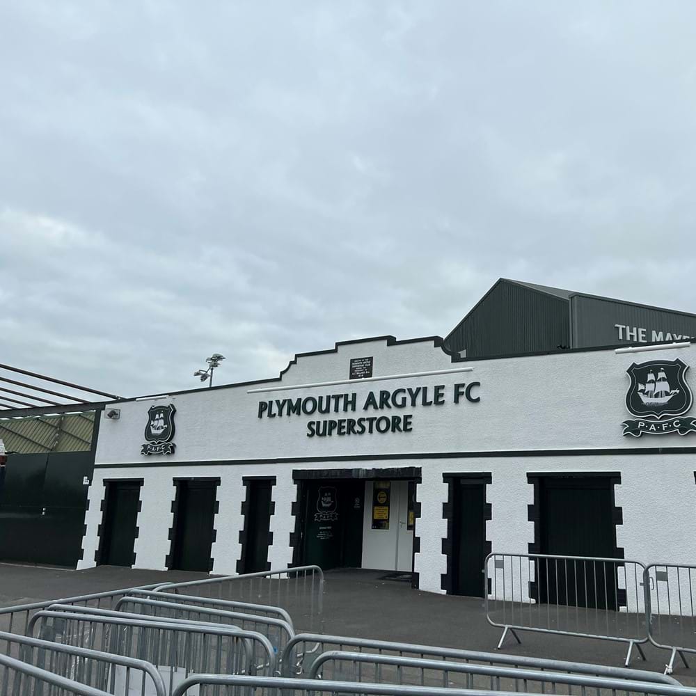 Home Park - the home of Plymouth Argyle football club