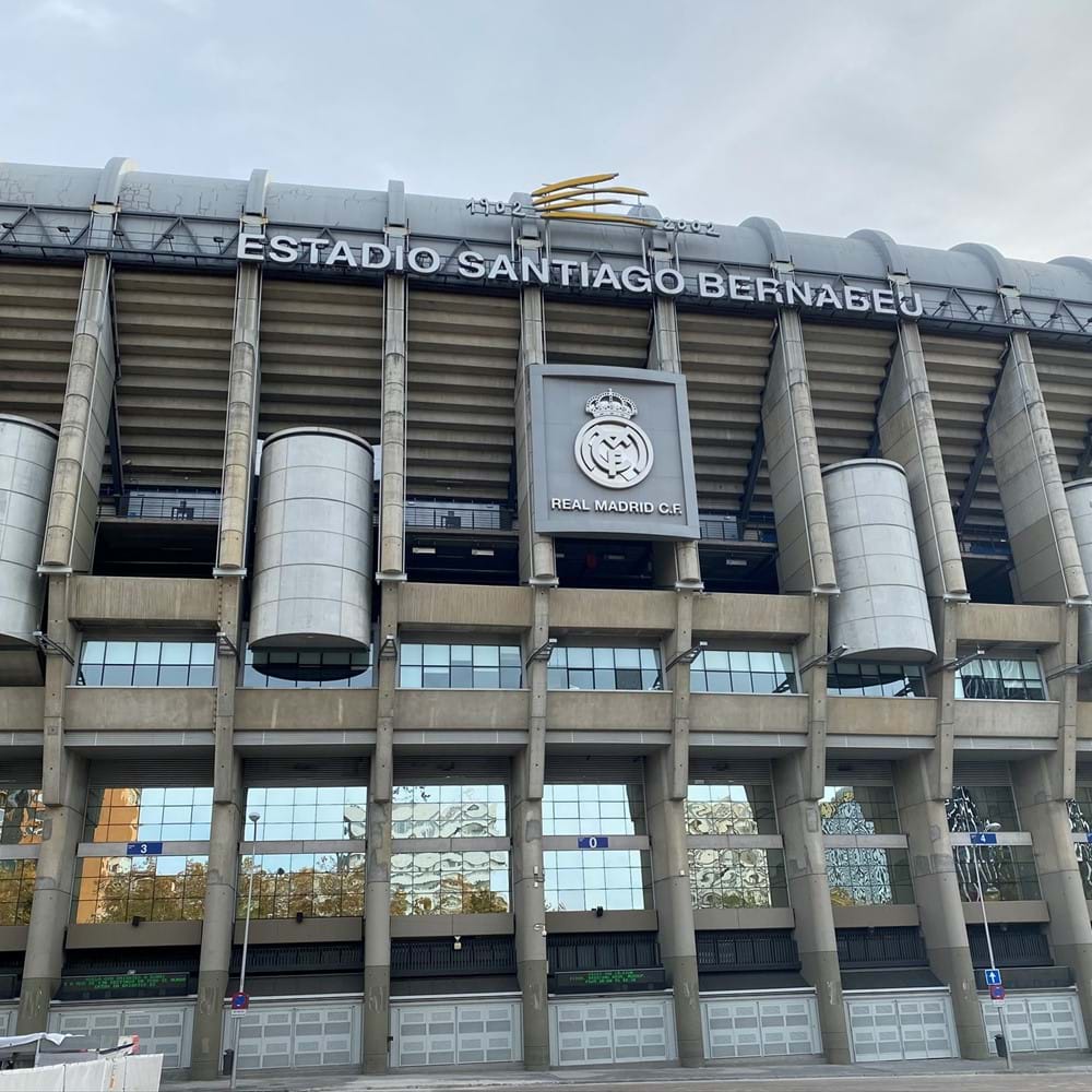 Santiago Bernabéu - the home of Real Madrid football club