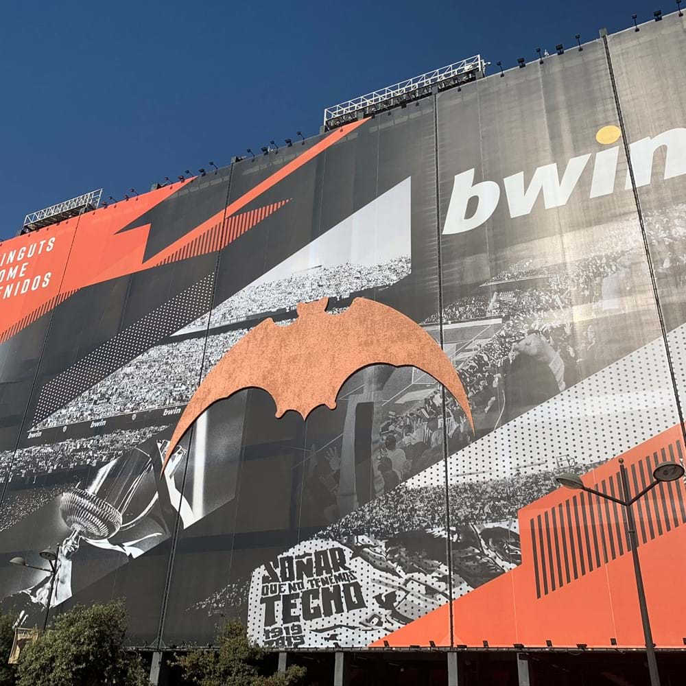 Mestalla Stadium - the home of Valencia football club