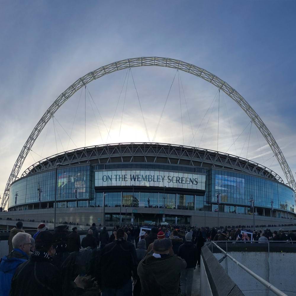 Wembley - the home of  football club