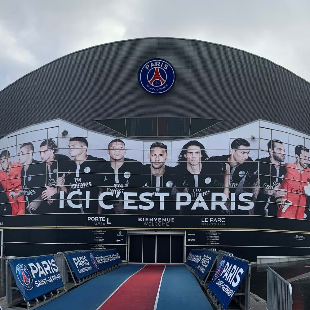 Parc des Princes - the home of PSG football club