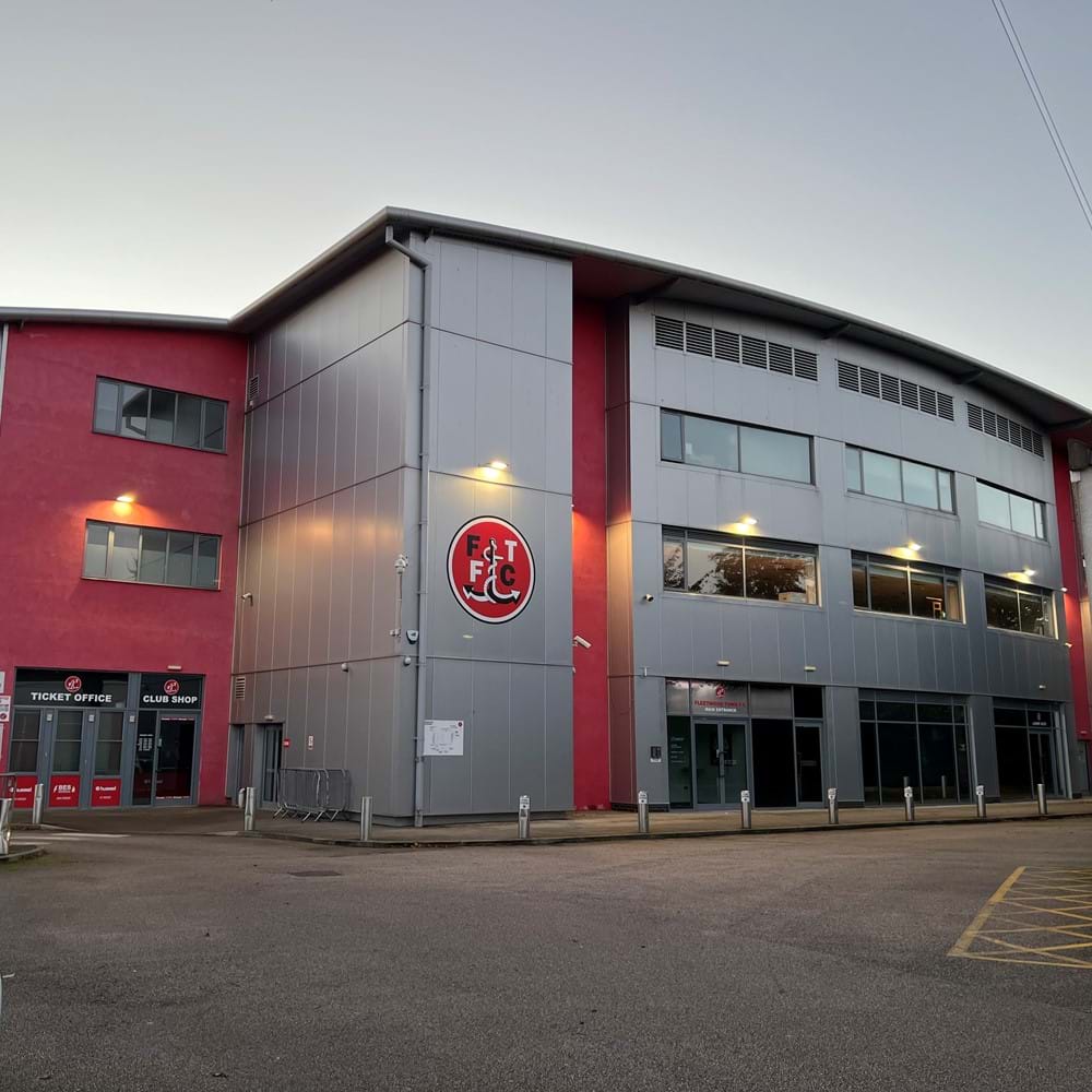 Highbury Stadium - the home of Fleetwood Town football club
