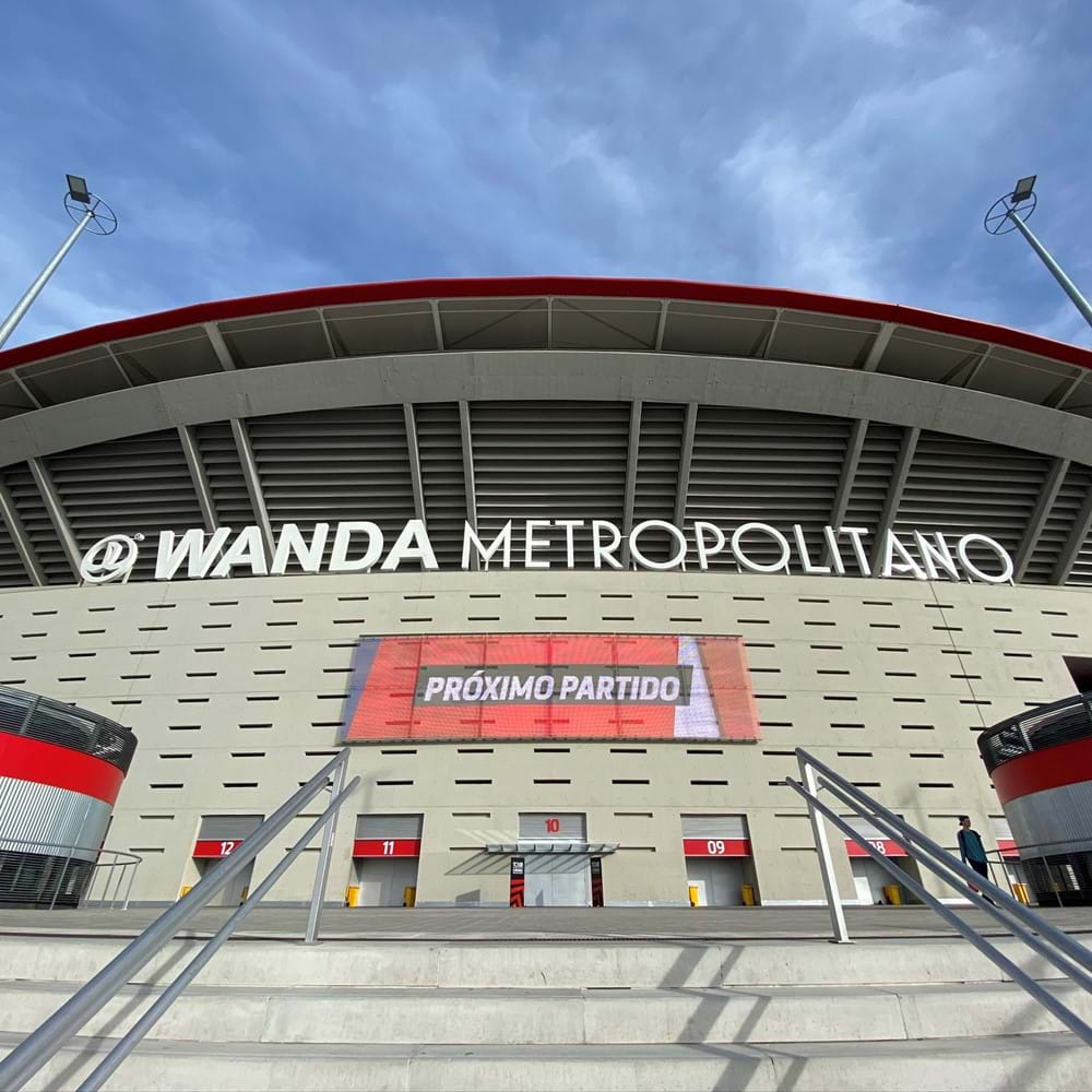 Wanda Metropolitano - the home of Atlético Madrid football club