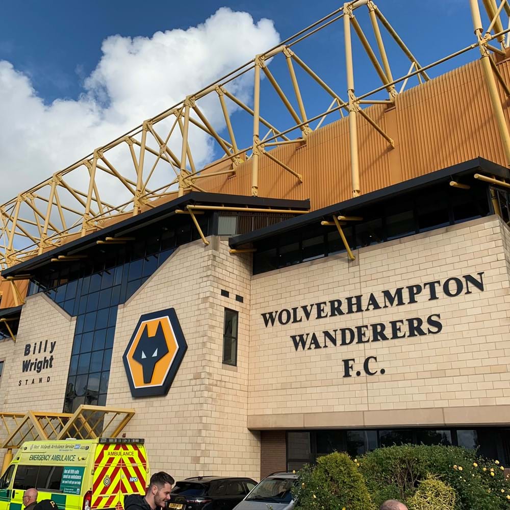 Molineux Stadium - the home of Wolverhampton Wanderers football club