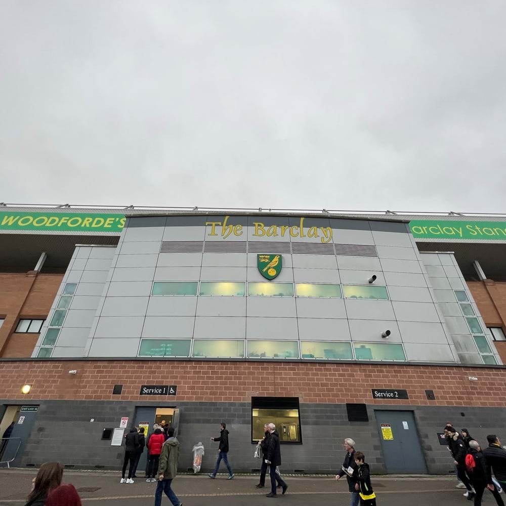 Carrow Road - the home of Norwich City football club
