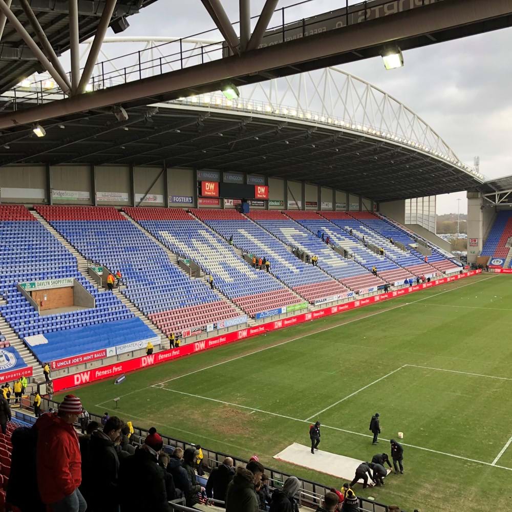 Dw Stadium The Home Of Wigan Athletic Around The Grounds