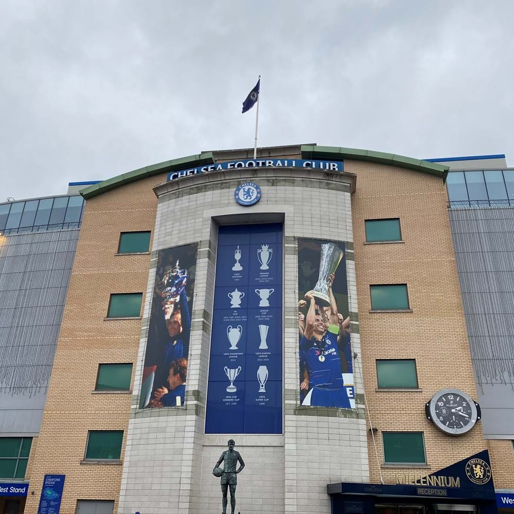 Stamford Bridge - the home of Chelsea football club
