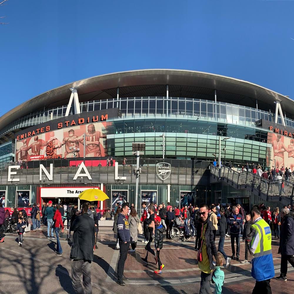 The Emirates - the home of Arsenal football club