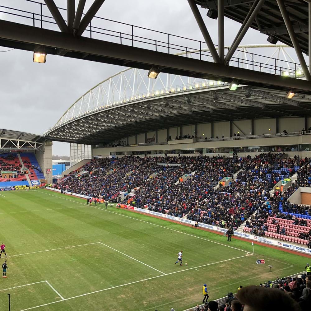 DW Stadium the home of Wigan Athletic Around The Grounds