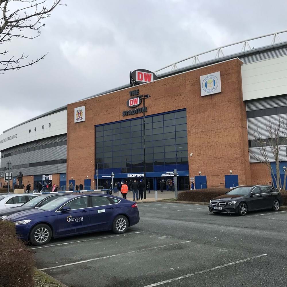DW Stadium - the home of Wigan Athletic football club