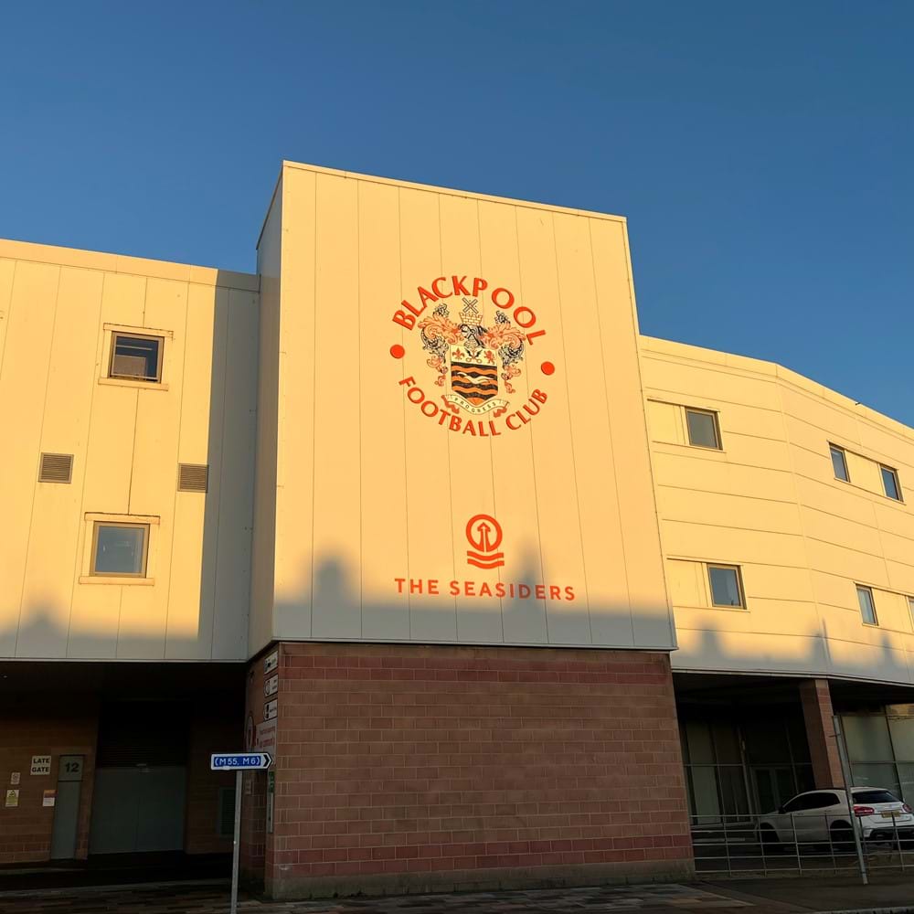 Bloomfield Road - the home of Blackpool football club